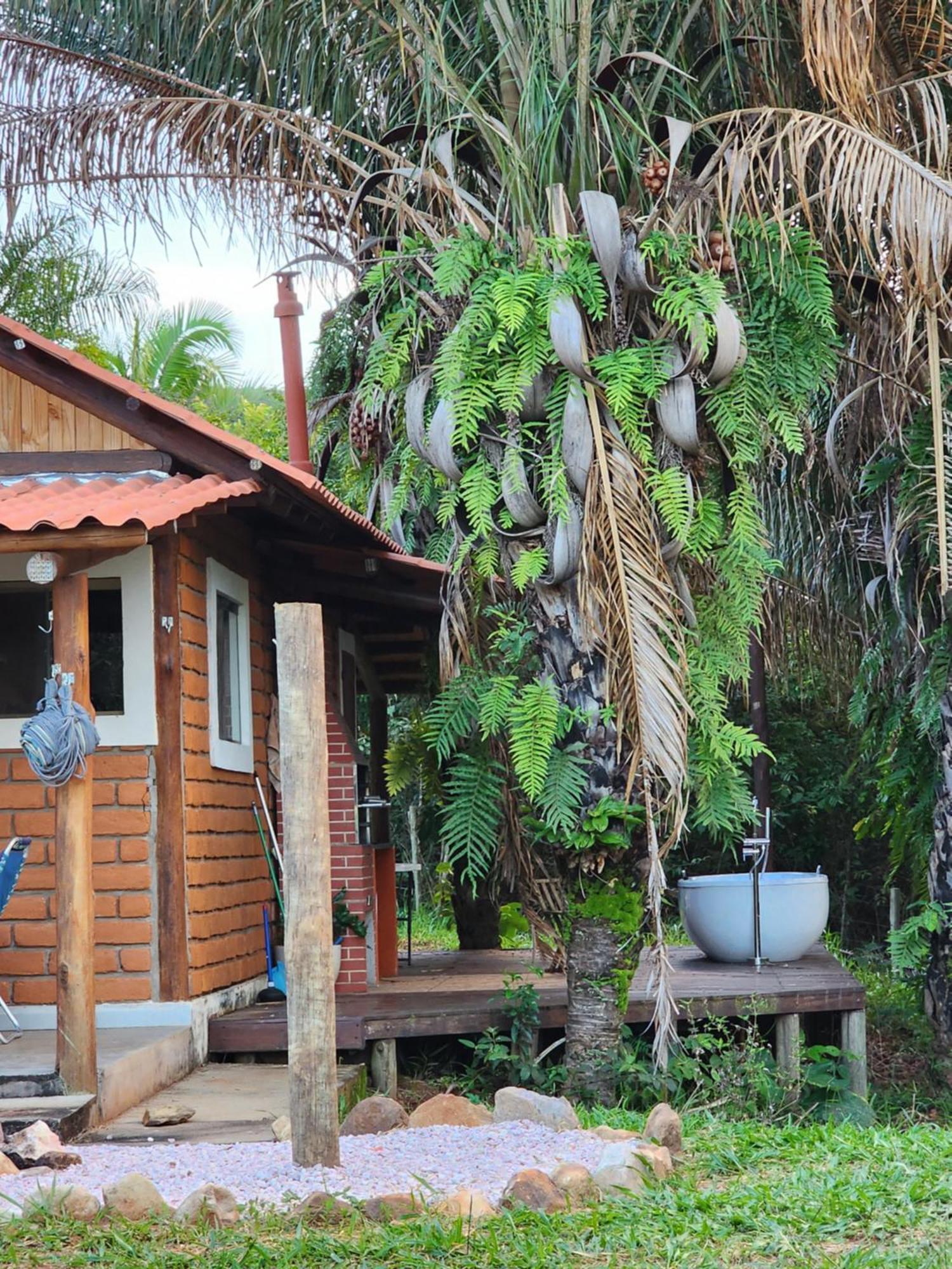 Refugio No Meio Da Natureza - Chale Pe De Serra Alto Paraíso de Goiás Buitenkant foto
